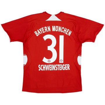 2008-09 Bayern Múnich Camiseta Titular Schweinsteiger #31 - 6/10 - (XL.Boys)