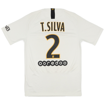 2018-19 Paris Saint-Germain Third/Home Shirt T.Silva #2 - 8/10 - (S)