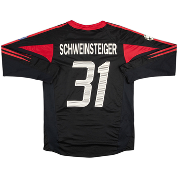 Camiseta de manga larga de la tercera equipación del Bayern Munich 2004-05 Schweinsteiger #31 - 6/10 - (S)