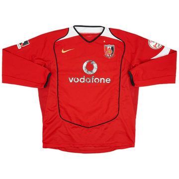 2005 Urawa Red Diamonds Home L/S Shirt - 6/10 - (XL)