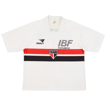 1990 Sao Paulo Home Shirt #10 - 8/10 - (L) 1990 Sao Paulo Home Shirt #10 - 8/10 - (L)
