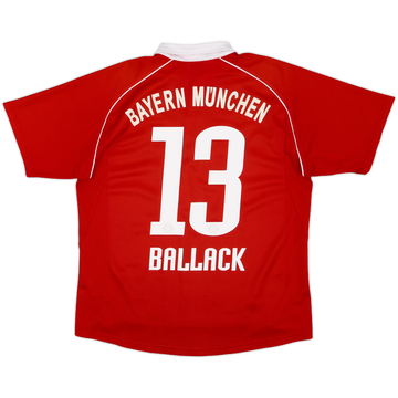 【新品/タグ付き】04/05 バイエルン・ミュンヘン♯13 バラック【Oサイズ】 2004-05 Bayern Munich Home Shirt Ballack #13 - 7/10 - (M)