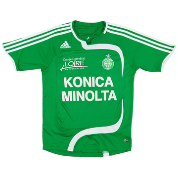 週末SALE‼️パタゴニア　EL JEFE SHIRT　ライトグリーン2007年 2007-08 Saint Etienne Home Shirt Gigliotti #9 - 6/10 - (XL)