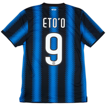2009-10 Inter Milan Home Shirt Eto'o #9 - 7/10 - (XXL)