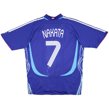 【入手困難】SHOCHI FUKAYA サッカー記念グッズ 2006-08 Japan Home Shirt Nakata #7 - 7/10 - (M/L)