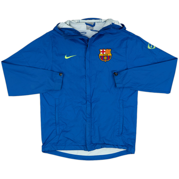 2002-03 Barcelona Nike Hooded Rain Jacket (XXL)