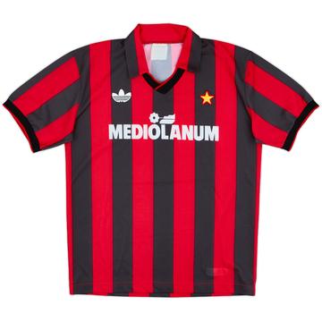 1990-91 AC Milan Home Shirt - 8/10 - (M)