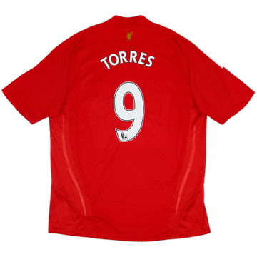 2008-10 Liverpool Home Shirt Torres #9 - 7/10 - (XL.Boys)