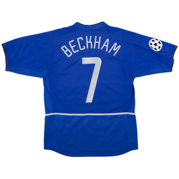 2002-03 Manchester United Third L/S Shirt Beckham #7 (XL)