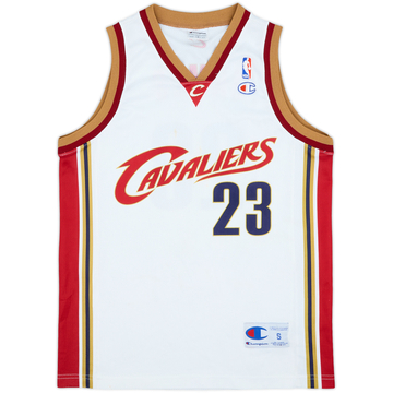 2003-10 Authentic Cleveland Cavaliers James #23 Champion Jersey
