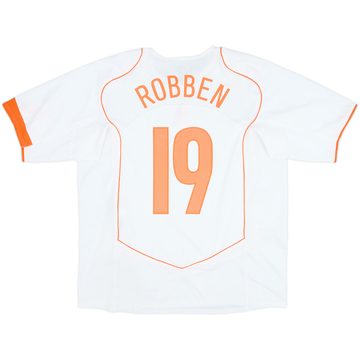 2004-06 Países Bajos Camiseta Visitante Robben #19 - 8/10 - (XL)