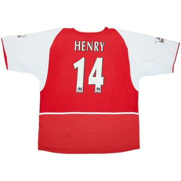 2006-08 Arsenal Home Shirt Henry #14 - 6/10 - (XXL)