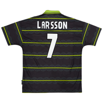 半額満載！スーパーSALE グランドセール！ 1998-99 Celtic (XL) - 7/10 - #7 Larsson Shirt Away ウェア