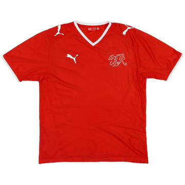 Camiseta de local de Suiza 2008-10 - 7/10 - (14-16 Años)
