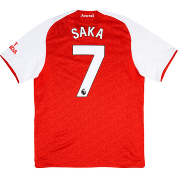 2025-26 Arsenal Authentic Home L/S Shirt Saka #7