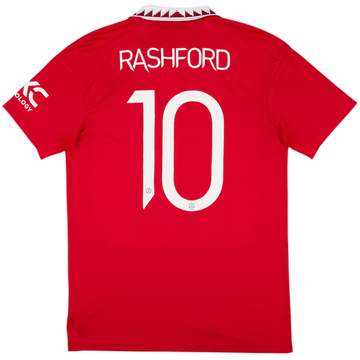 2022-23 Manchester United Home Shirt Rashford #10