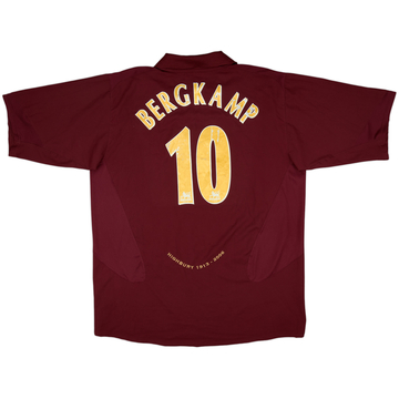 2005-06 Arsenal Home Shirt Bergkamp #10 - 5/10 - (M)