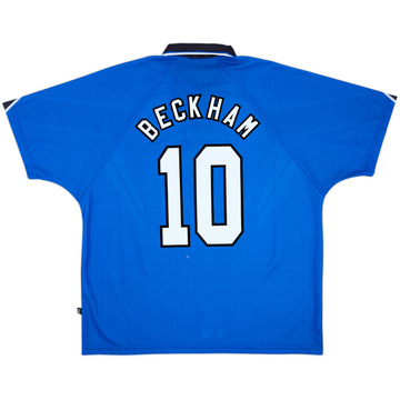 1996-98 Manchester United Home Shirt Beckham #10 - 5/10 - (L)