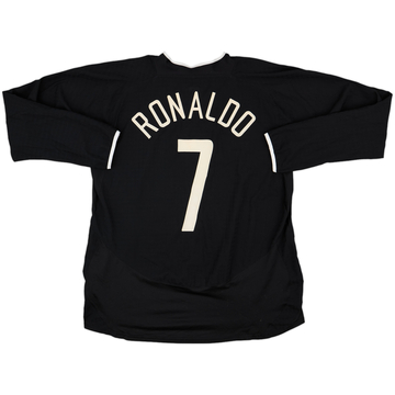 2003-05 Manchester United Away Shirt Ronaldo #7 - 10/10 - (L)