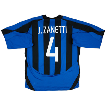 2011-12 Inter Milan Away Shirt J.Zanetti #4 (S)