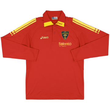 U.S. Lecce LIMA 10 シャツ asics サッカーロマミラノ 2007-08 Lecce Asics Training L/S Shirt #20 - 7/10 - (L)
