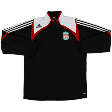 2010-11 Liverpool adidas 1/4 Zip Track Jacket - 8/10 - (XL)