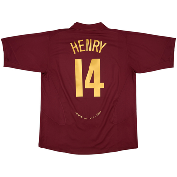 2005-06 Arsenal Away Shirt Henry #14 - 8/10 - (XL)