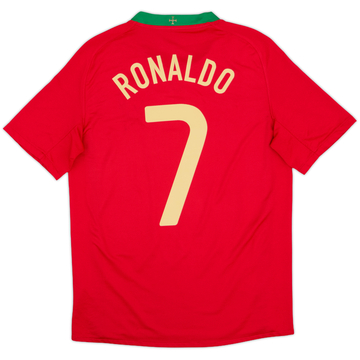 Nike ポルトガル C.ロナウド 17 EURO 2008 シャツ Portugal Home football shirt 2008 Soccer Nike Jersey Red