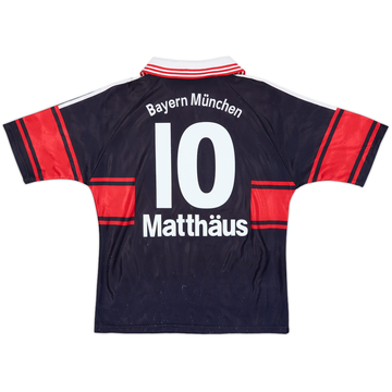 1998-00 Bayern Munich Away Shirt Matthaus #10 - 9/10 - (XL.Boys)
