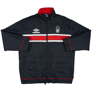 激レア　umbro Nottingham Forest プルオーバージャケット 2000-01 Nottingham Forest Umbro Hooded Rain Jacket - 8/10 - (S)