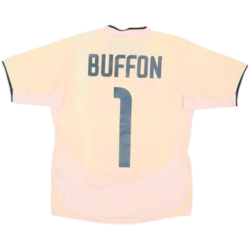 2002-03 Juventus Signed GK Shirt Buffon #1 - 8/10 - (L)