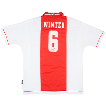 1999-00 Ajax Home Shirt Winter #6 - 8/10 - (XXL)