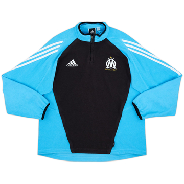 2004-06 Olympique Marseille adidas 1/4 Zip Sweat Top - 8/10