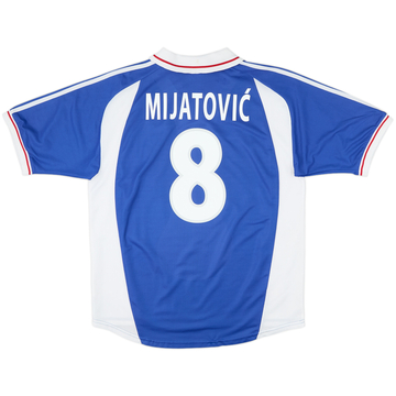 2000-01 Yugoslavia Home Shirt Mijatovic #8 - 8/10 - (L)