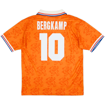 1992-94 Netherlands Home Shirt Bergkamp #10 - 8/10 - (L)