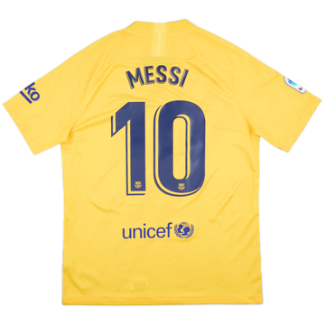 2019-20 Barcelona 'Senyera' Fourth Shirt Messi #10 - 9/10 - (L)