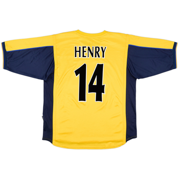 1999-01 Arsenal Away Shirt Henry #14 - 8/10 - (XL)
