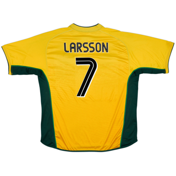 1998-99 Celtic Away Shirt Larsson #7 - 9/10 - (XXL)