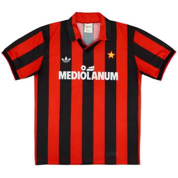 レア　AC Milan 半袖シャツ 1990-91 AC Milan Home Shirt - 7/10 - (M)