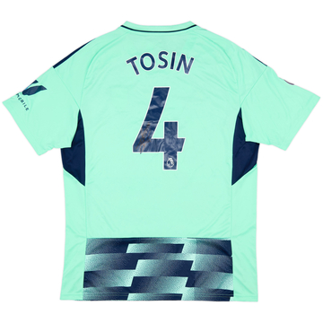 Camiseta de visitante firmada del Fulham 2022-23 Tosin #4 (L)