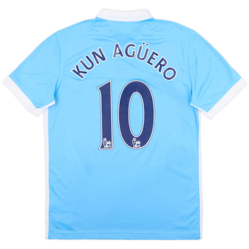 2017-18 Manchester City Home Shirt Kun Aguero #10 - 8/10 - (M)