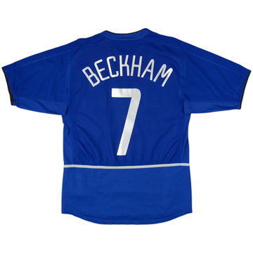 Beckham ユニフォーム 2002-03 Manchester United Third L/S Shirt Beckham #7 (XL)