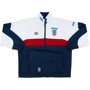 ウェア England 1999 2000 2001 1999-00 England Umbro Track Jacket - 8/10 - (M)