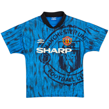 1992-93 Manchester United Away Shorts - 9/10 - (S)