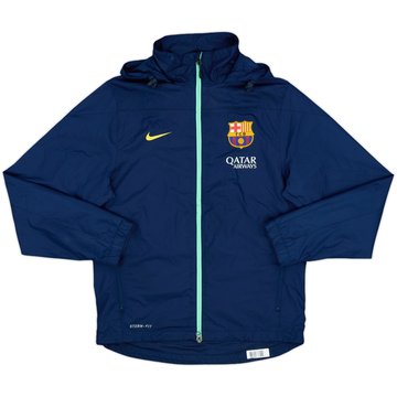 2002-03 Barcelona Nike Hooded Rain Jacket (XXL)