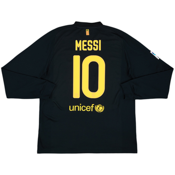 2011-12 Barcelona Away L/S Shirt Messi #10 - 10/10 - (L)