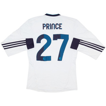 2012-13 Real Madrid Home L/S Shirt Prince #27 - 5/10 - (S)