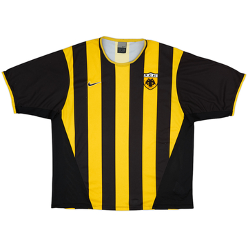 2002-04 AEK Athens Basic Home Shirt - 9/10 - (XL)