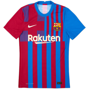 2021-22 Barcelona Authentic Home Shirt - 10/10 - (XS)