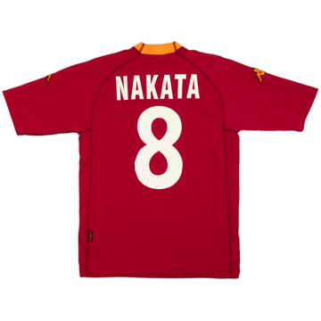 2000-01 Roma Home Shirt Nakata #8 - 7/10 - (L)